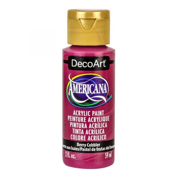 Americana Acrylic Paint 2oz - Berry Cobbler - Image 2