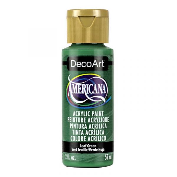 Americana Acrylic Paint 2oz - Leaf Green - Image 2