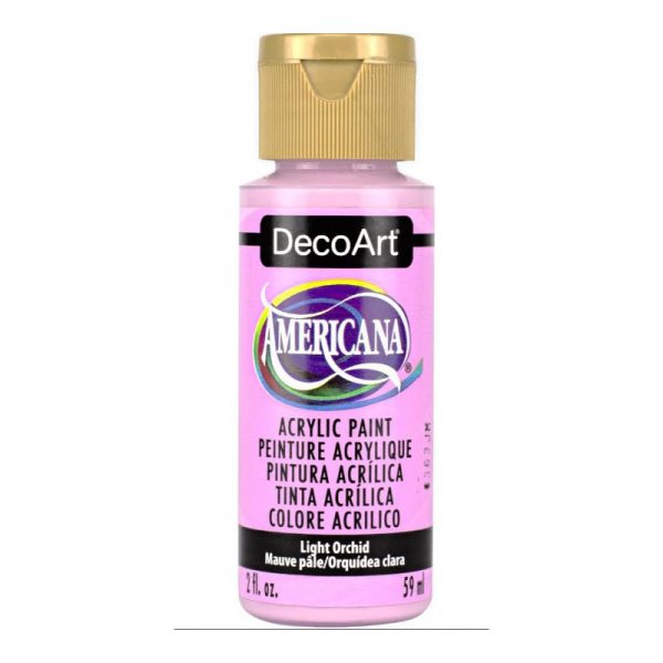 Americana Acrylic Paint 2oz - Light Orchid - Image 2