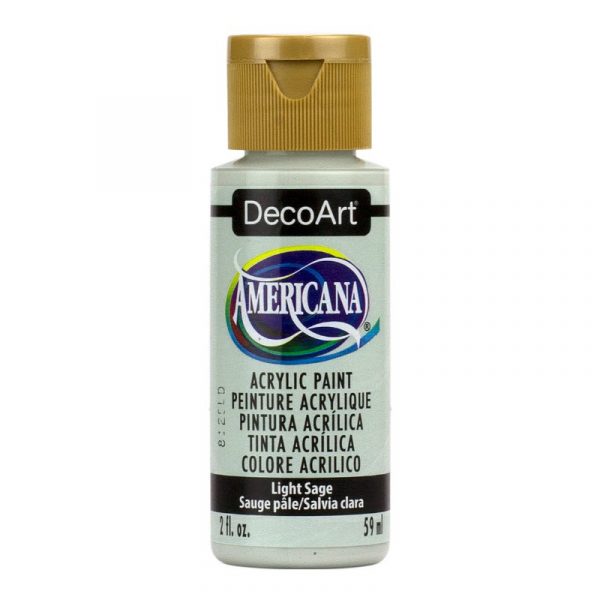 Americana Acrylic Paint 2oz - Light Sage - Image 2