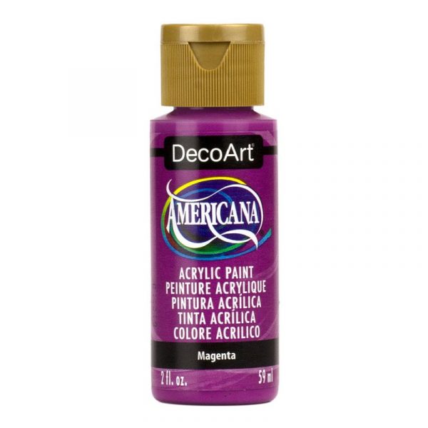 Americana Acrylic Paint 2oz - Magenta - Image 2