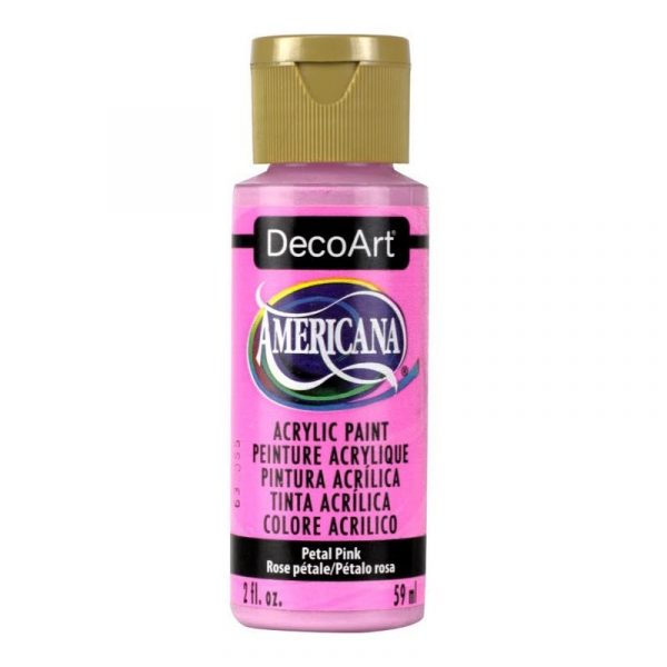 Americana Acrylic Paint 2oz - Petal Pink - Image 2