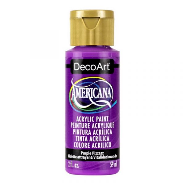 Americana Acrylic Paint 2oz - Purple Pizzazz - Image 2