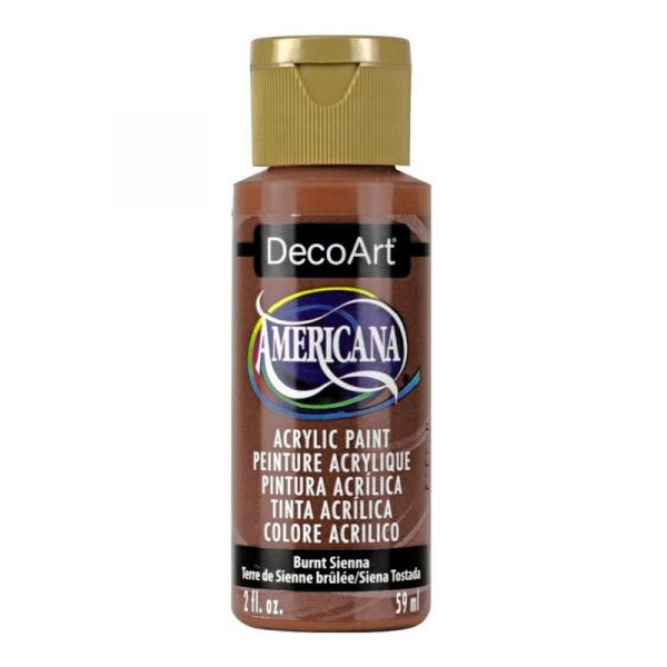 Americana Acrylic Paint 2oz - Burnt Sienna - Image 2