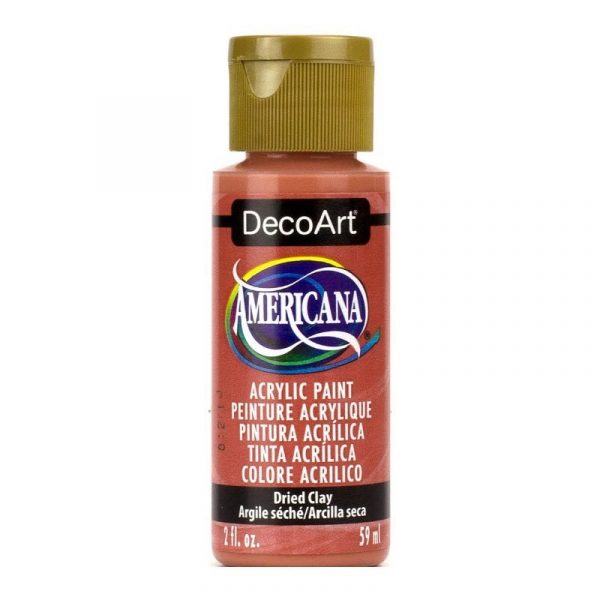 Americana Acrylic Paint 2oz - Dried Clay - Image 2
