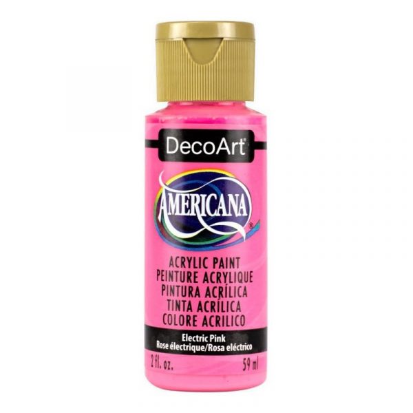 Americana Acrylic Paint 2oz - Electric Pink - Image 2