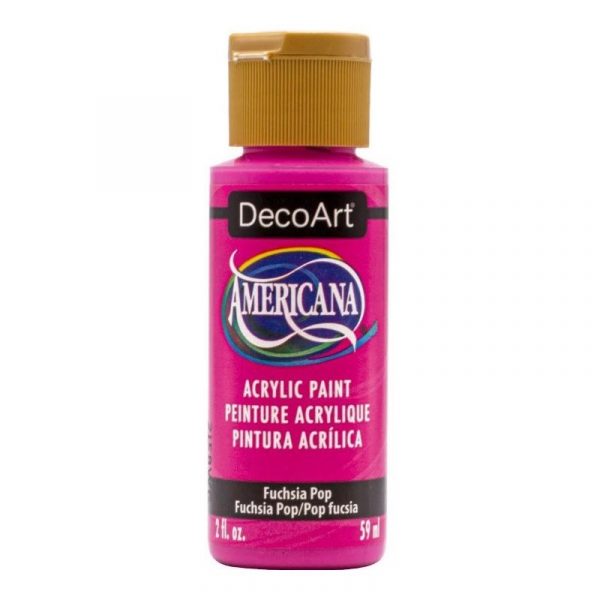 Americana Acrylic Paint 2oz - Fuchsia Pop