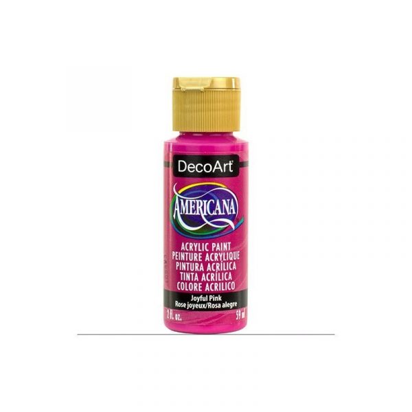 Americana Acrylic Paint 2oz - Joyful Pink - Image 2