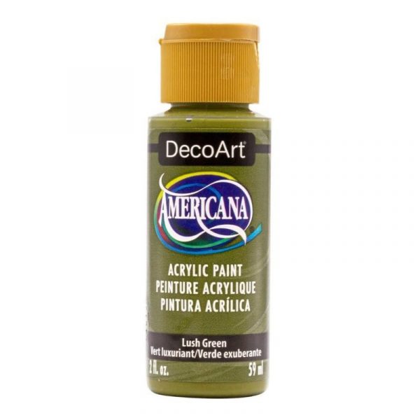 Americana Acrylic Paint 2oz - Lush Green - Image 2