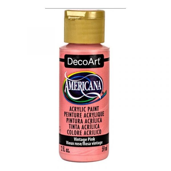 Americana Acrylic Paint 2oz - Vintage Pink - Image 2