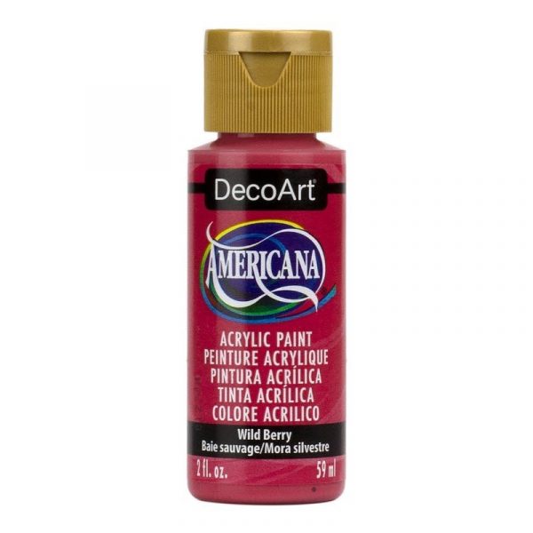 Americana Acrylic Paint 2oz - Wild Berry