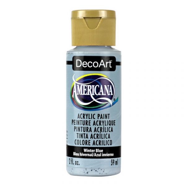 Americana Acrylic Paint 2oz - Winter Blue - Image 2