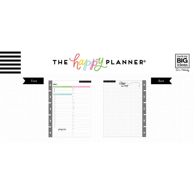 Happy Planner Fill Paper, CLASSIC Daily Sheets ScrapBoutique