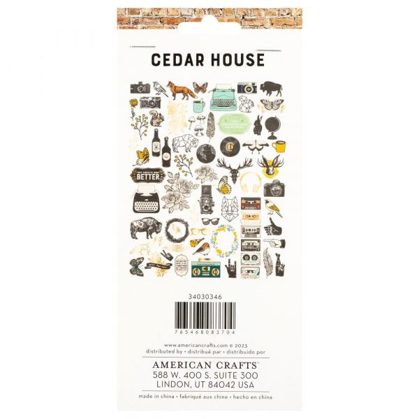 American Crafts - Cedar House - Ephemera, Icons - Image 2