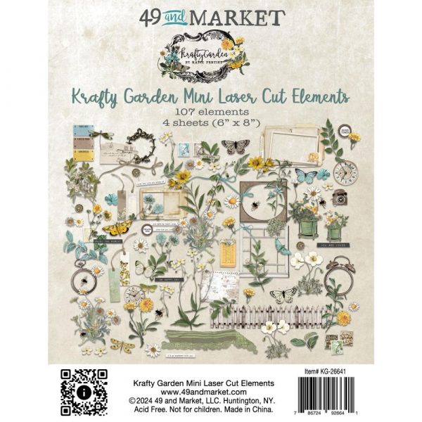49 & Market - Krafty Garden - Laser Cut-Outs, Mini Elements