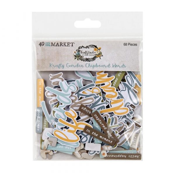 49 & Market - Krafty Garden - Chipboard Words