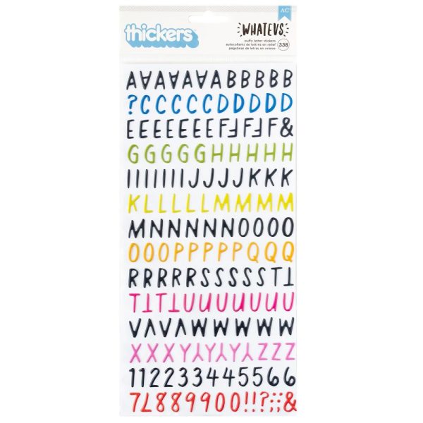 American Crafts - Whatevs - Alpha Thickers