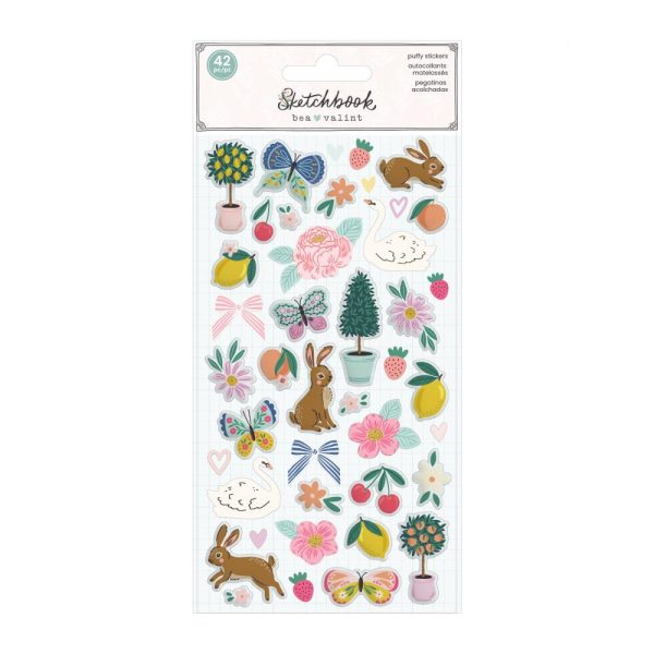 Bea Valint - Sketchbook - Puffy Stickers