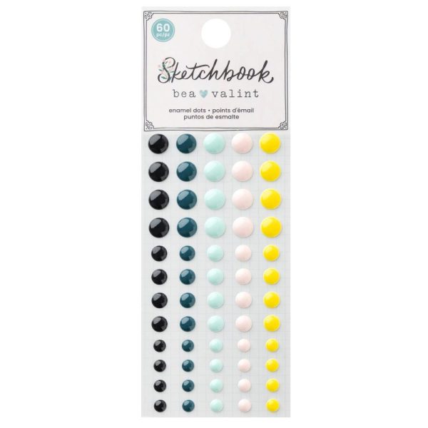 Bea Valint - Sketchbook - Enamel Dots