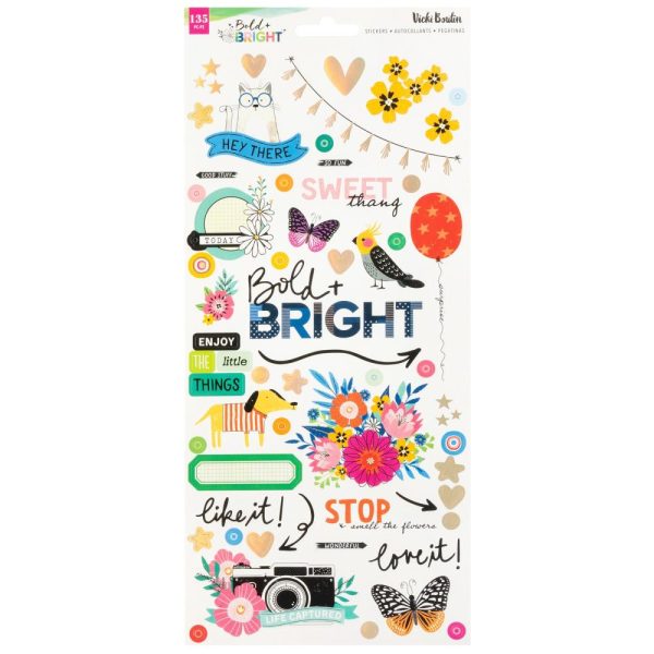Vicki Boutin - Bold and Bright - Cardstock Stickers