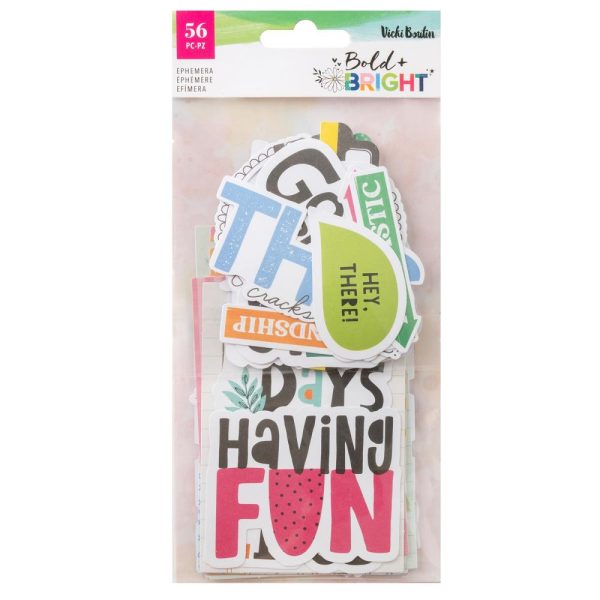Vicki Boutin - Bold and Bright - Ephemera Pack, Journalling