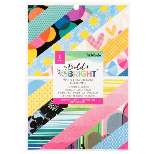 Vicki Boutin - Bold and Bright - 6x8" Paper Pad