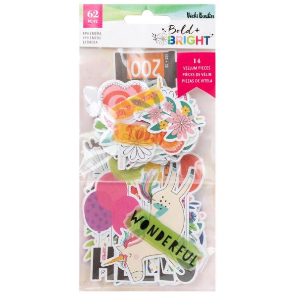 Vicki Boutin - Bold and Bright - Ephemera Pack, Icons