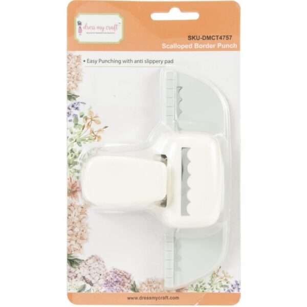 Dress My Craft Border Punch - Scalloped Border