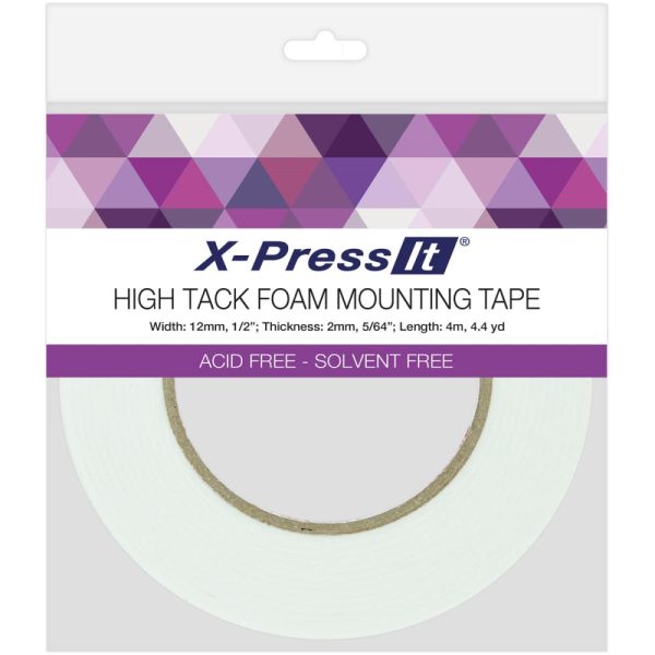 X-Press It - High Tack Foam Mounting Tape - 12mm