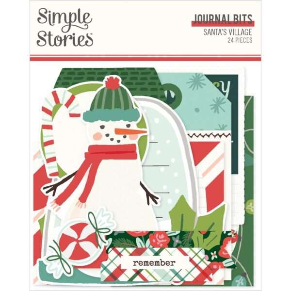 Simple Stories - Santa's Village - Journal Bits