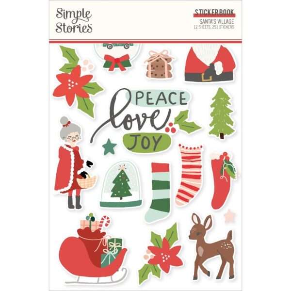 Simple Stories - Santa's Village - Sticker Book