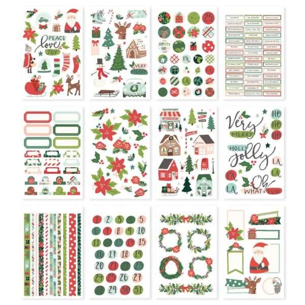 Simple Stories - Santa's Village - Sticker Book - Image 2