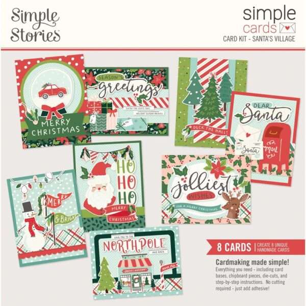 Simple Stories - Santa's Village - Card Kit