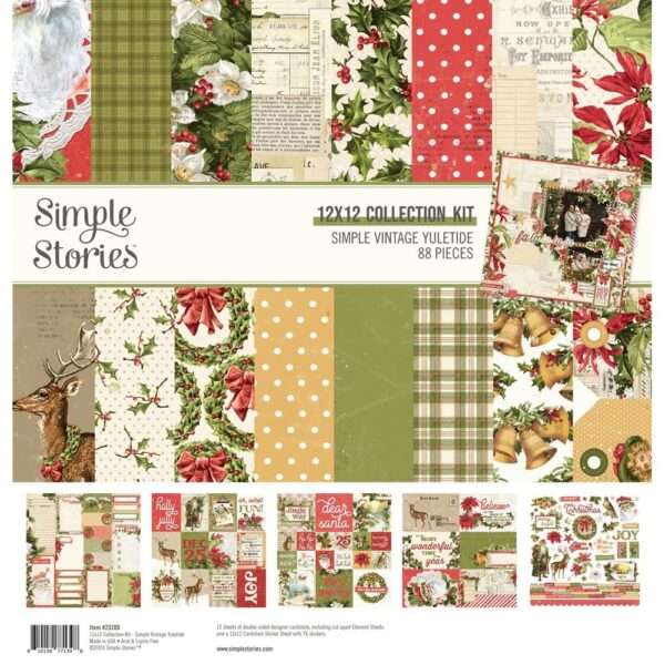 Simple Stories - Vintage Yuletide - Collection Kit 12x12"