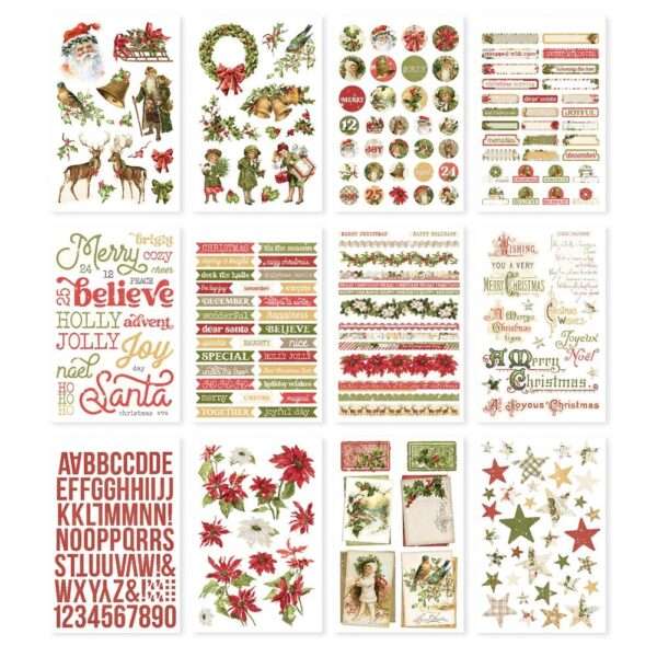 Simple Stories - Vintage Yuletide - Sticker Book - Image 2