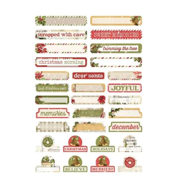 Simple Stories - Vintage Yuletide - Sticker Book - Image 3