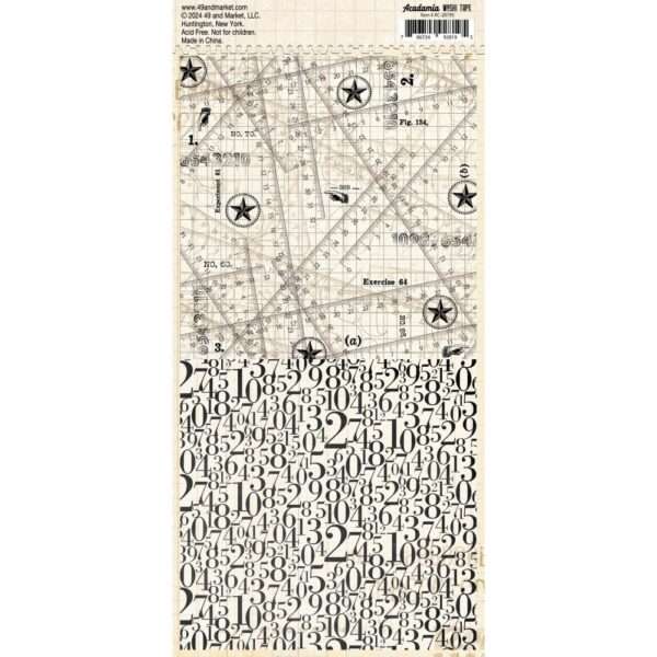 49 & Market - Academia - Washi Tape Sheet Set - Image 2
