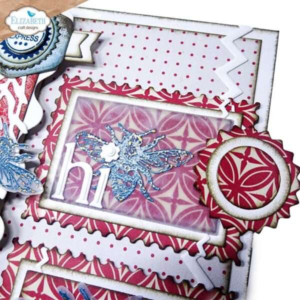 Elizabeth Craft Die Set - Circles, Banners & Ribbons - Image 3