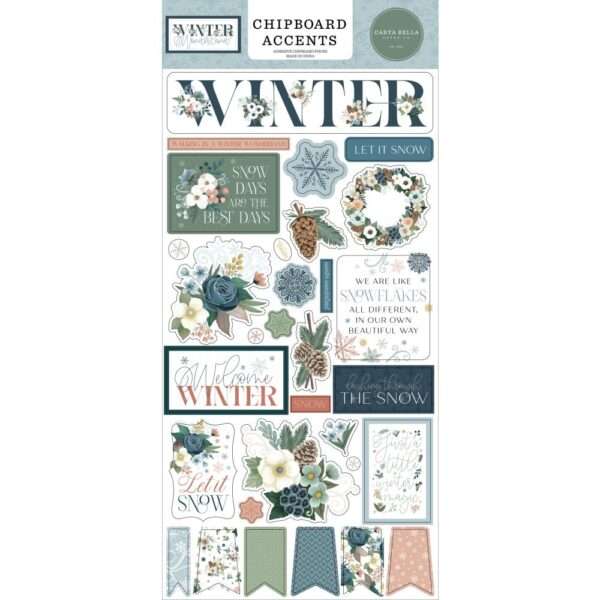 Carta Bella - Winter Wonderland - Chipboard Accents