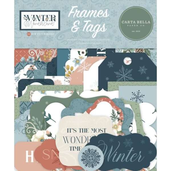 Carta Bella - Winter Wonderland - Ephemera Pack, Frames & Tags