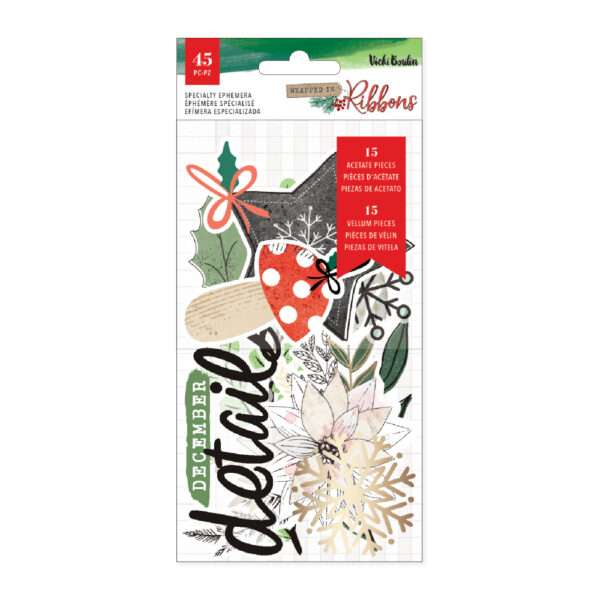 Vicki Boutin - Wrapped In Ribbons - Ephemera Pack, Specialty
