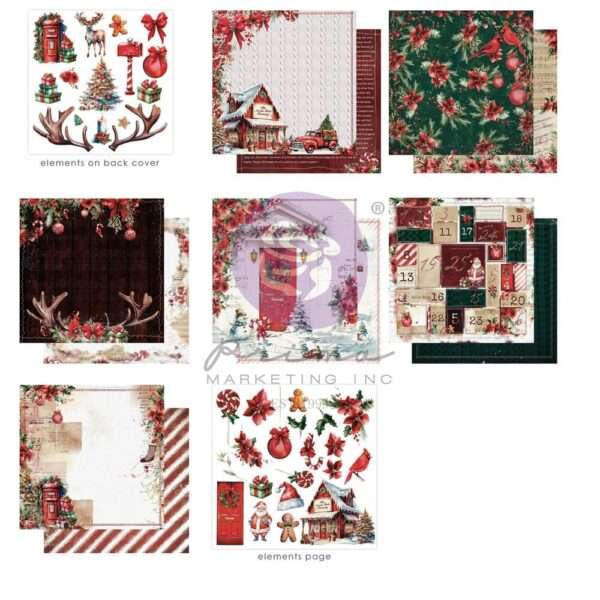 Prima - From The North Pole - 12x12" Paper Pad - Image 2