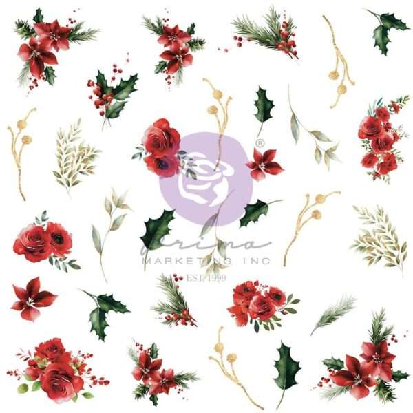 Prima - From The North Pole - Ephemera Pack, Floral