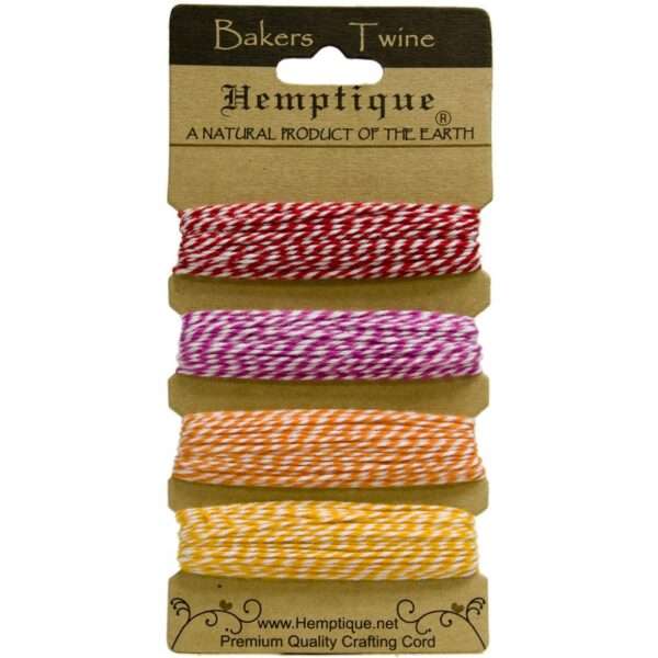 Hemptique - Cotton Baker's Twine - Candy Lane