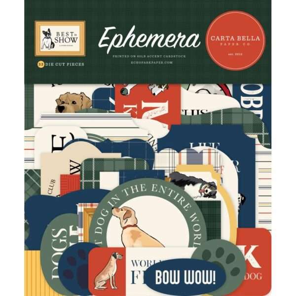 Carta Bella - Best In Show - Ephemera Pack, Icons