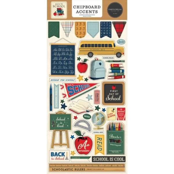 Carta Bella - Back To School - Chipboard Accents