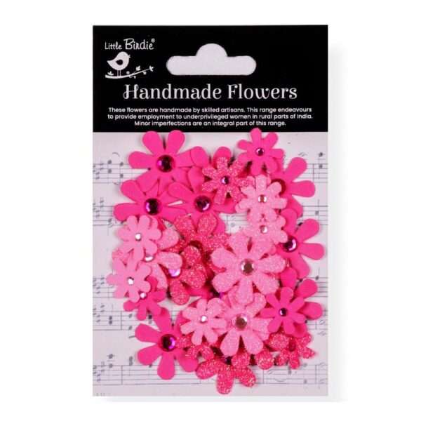 Little Birdie - Sparkle Florettes 30Pk - Precious Pink
