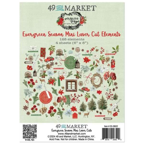 49 & Market - Evergreen Season - MINI Laser Cut-Outs