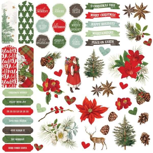49 & Market - Evergreen Season - Chipboard Set - Image 2
