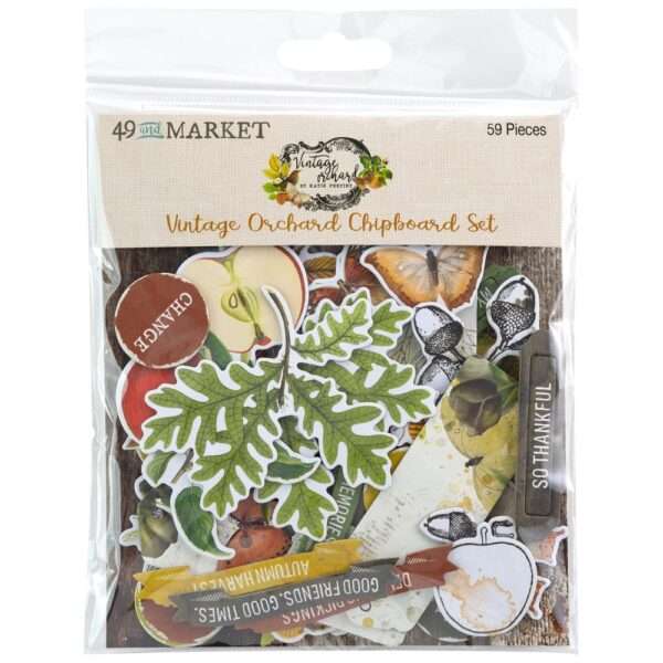 49 & Market - Vintage Orchard - Chipboard Set